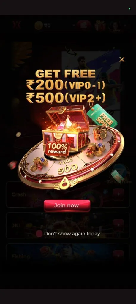 IX7 online gaming dashboard with mobile-friendly layout